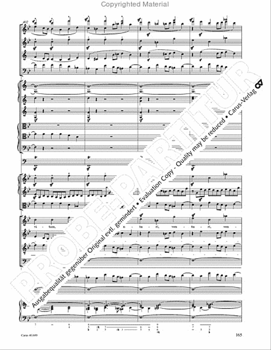 Missa solemnis Missa solemnis 4-Part scores gallery preview page 181