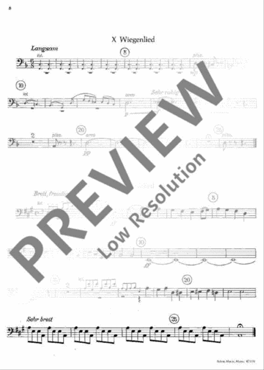 Tuttifäntchen Double Bass scores gallery preview page 9