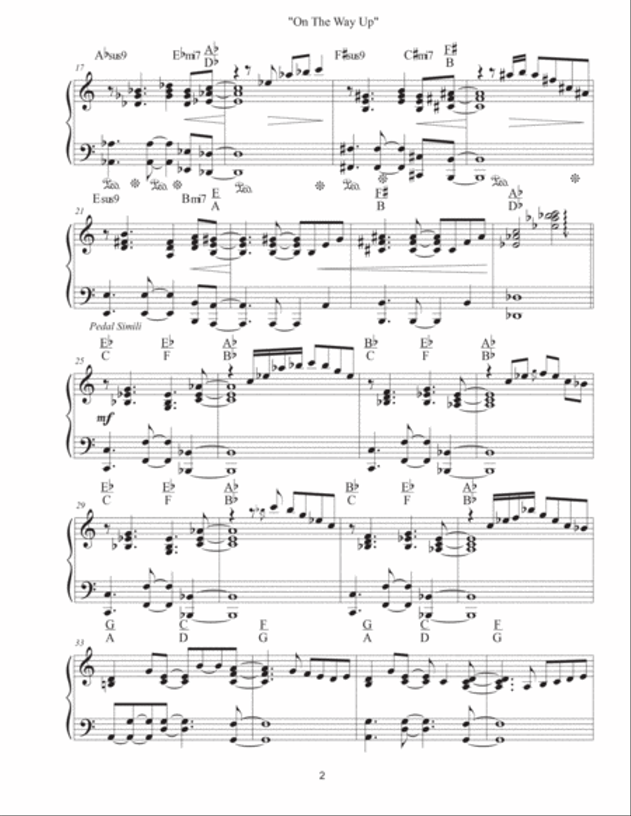 On The Way Up - Etude #1 Piano Method scores gallery preview page 2