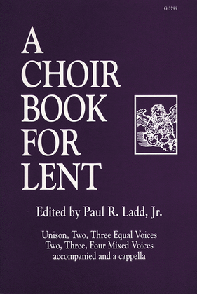 Book cover for A Choir Book for Lent