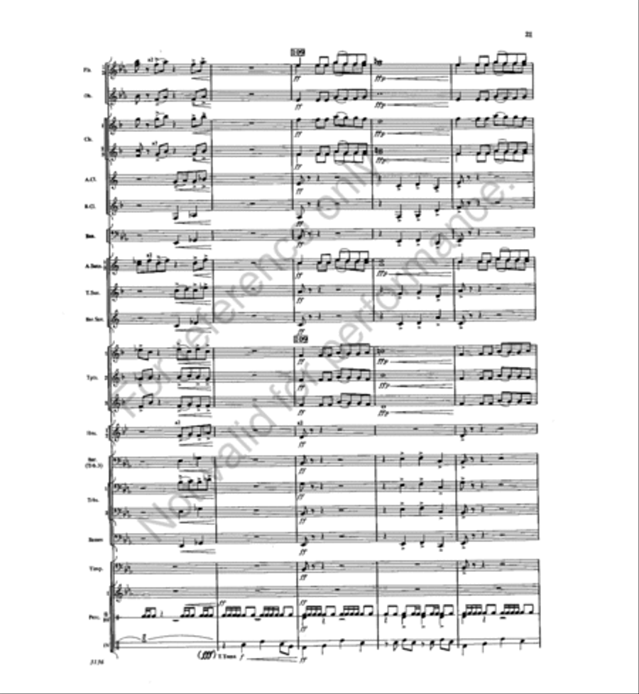 Prayer and Proclamation Prayer and Proclamation Concert Band scores gallery preview page 21