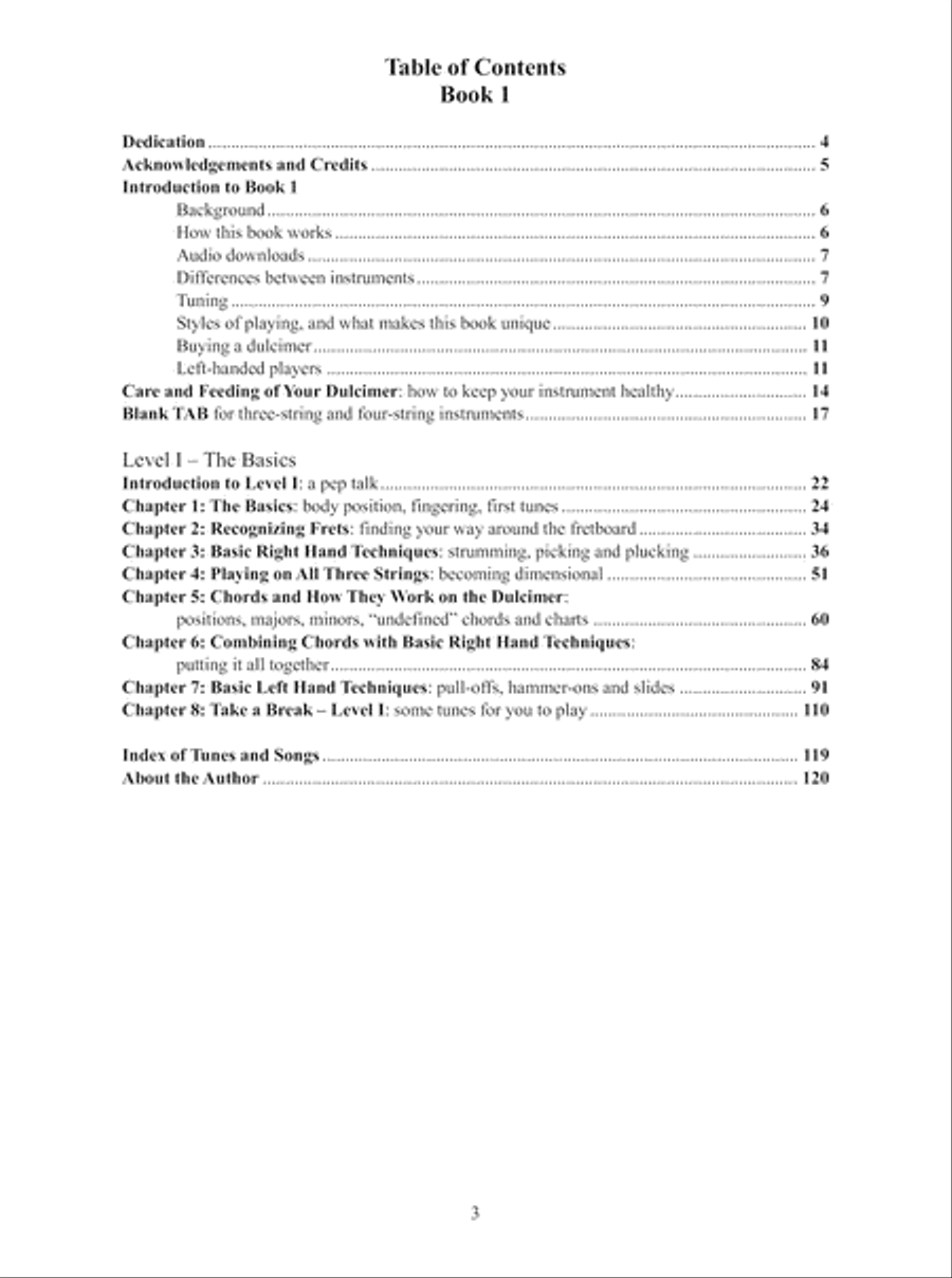 Field Guide to the Mountain Dulcimer, Book 1 Mountain Dulcimer scores gallery preview page 4