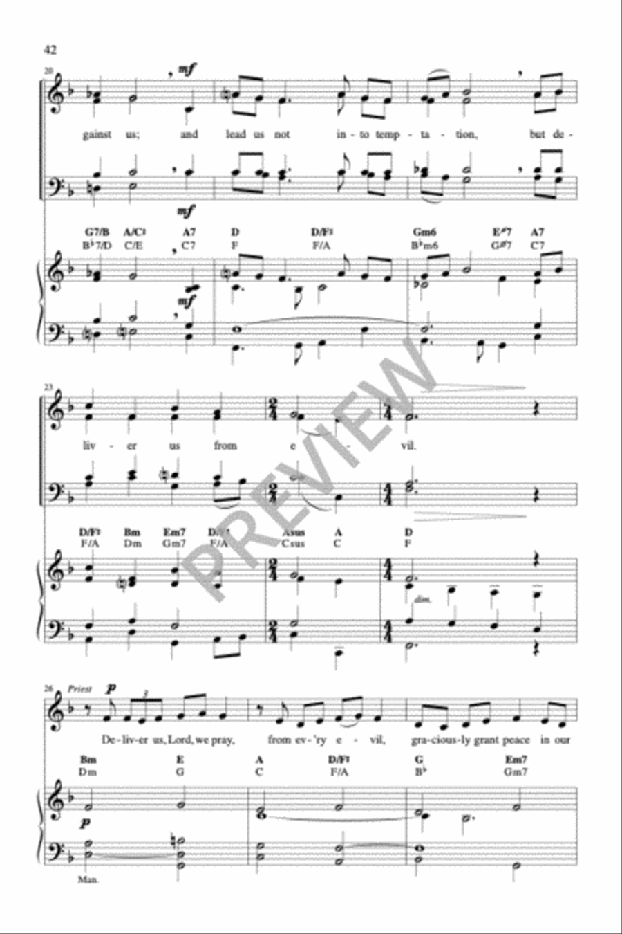 Sing Praise and Thanksgiving Mass-Full Score (revised) 4-Part scores gallery preview page 19