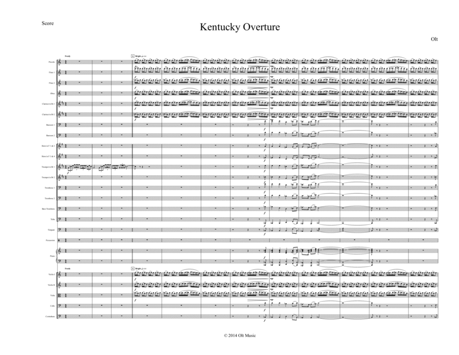 Kentucky Overture (My Old Kentucky Home Variations) image number null