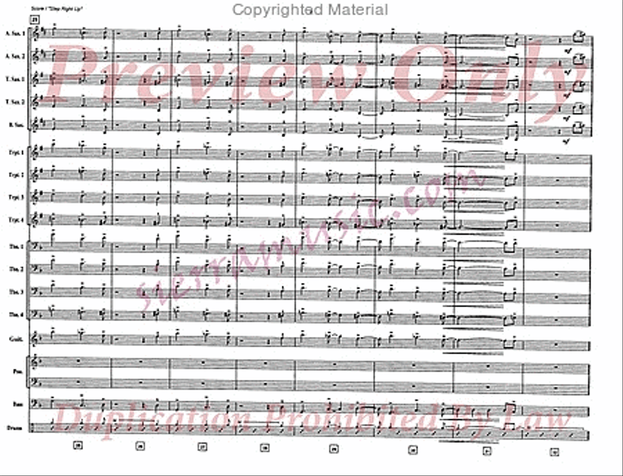 Step Right Up Big Band scores gallery preview page 5