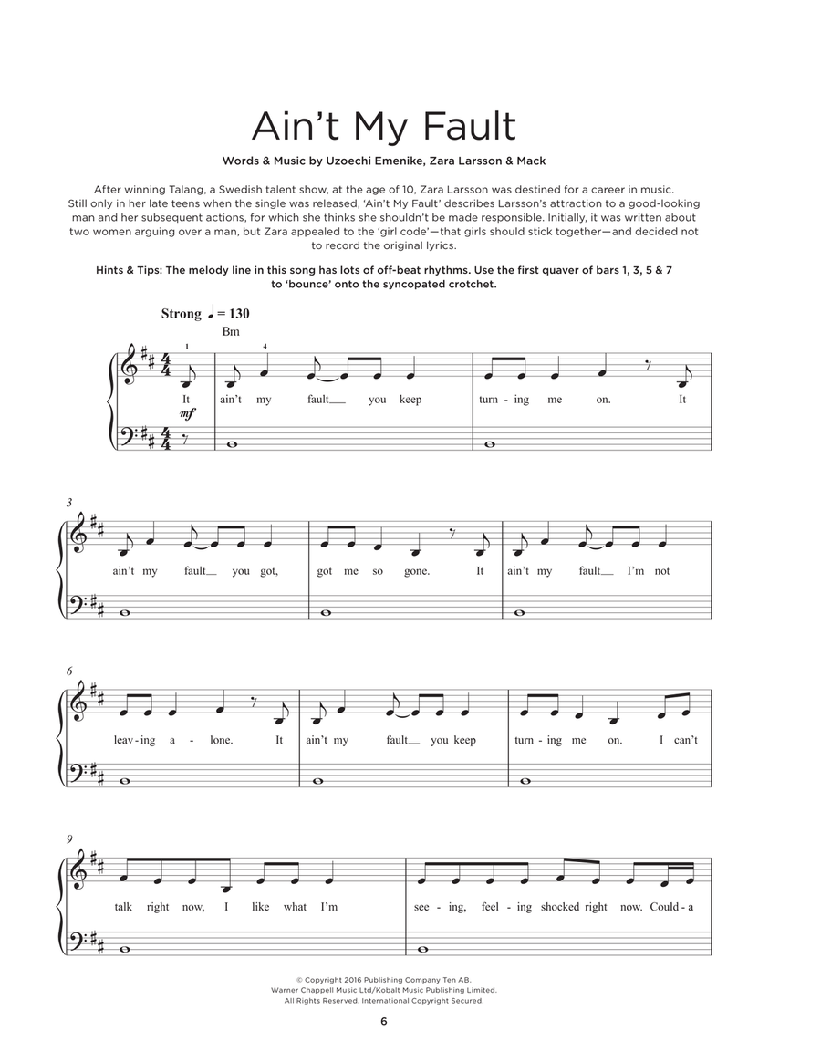 Bad Things Easy Piano scores gallery preview page 6