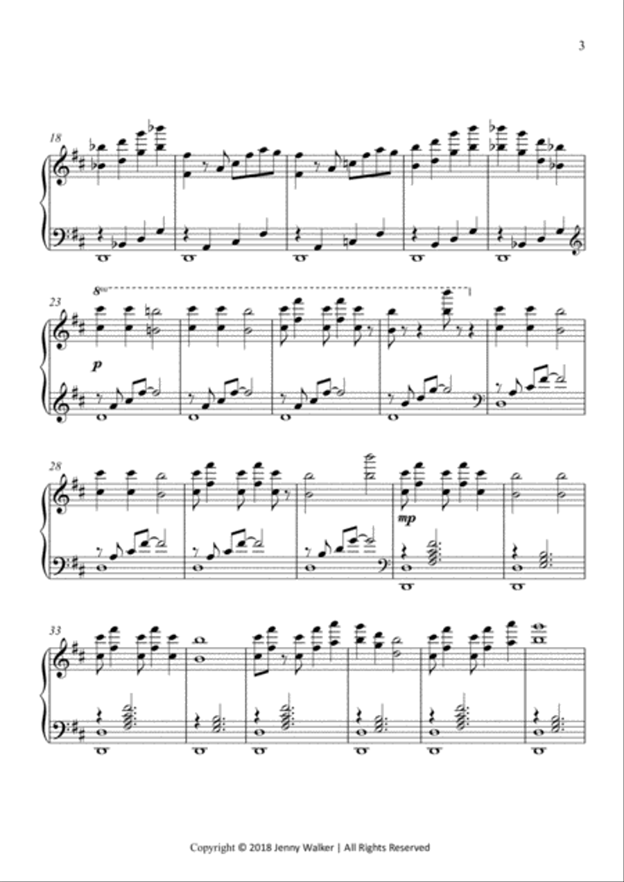 Piano Borealis: 1 - Islands of Ice Piano Solo scores gallery preview page 3
