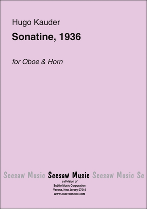 Sonatine, 1936