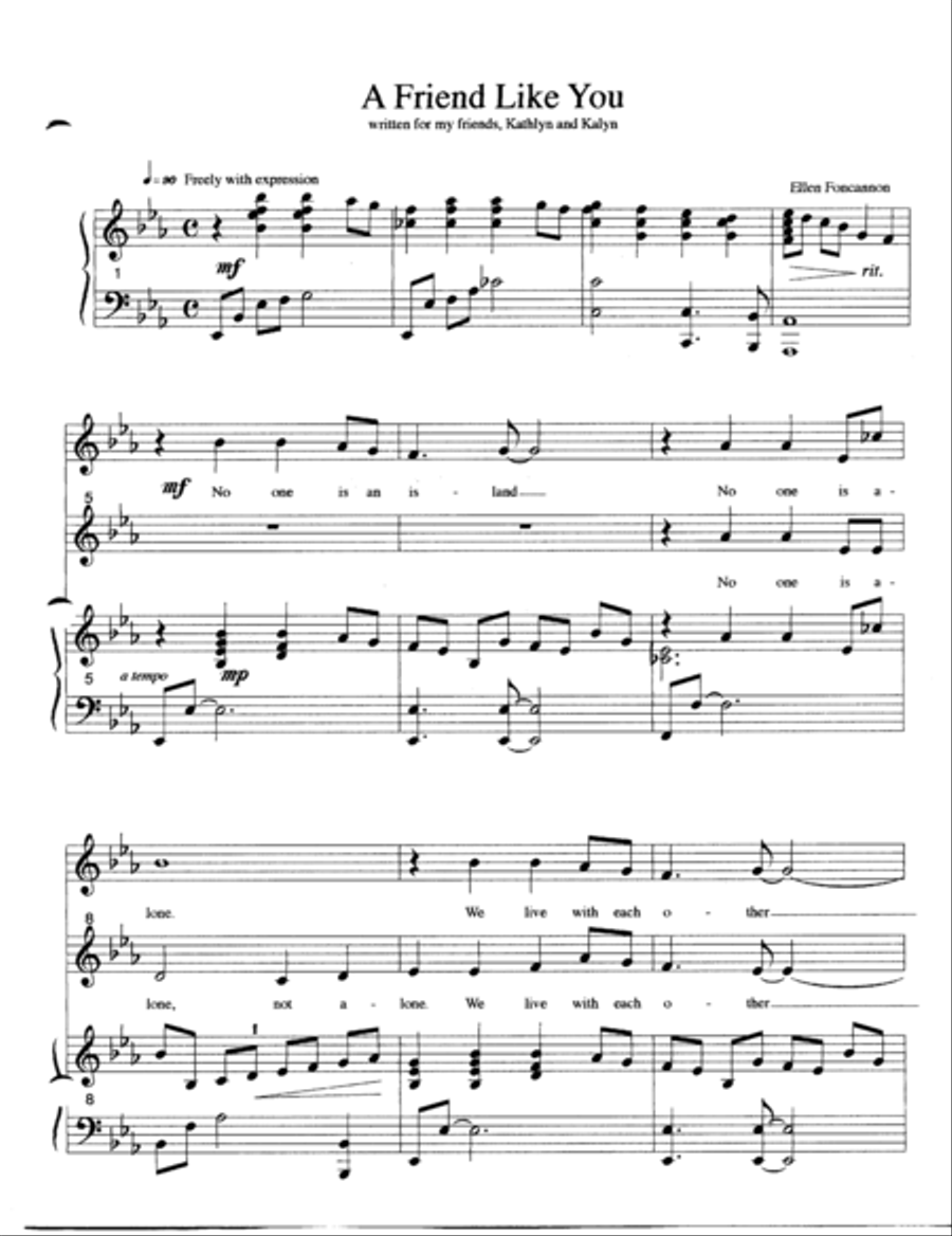 A friend like on sale you piano