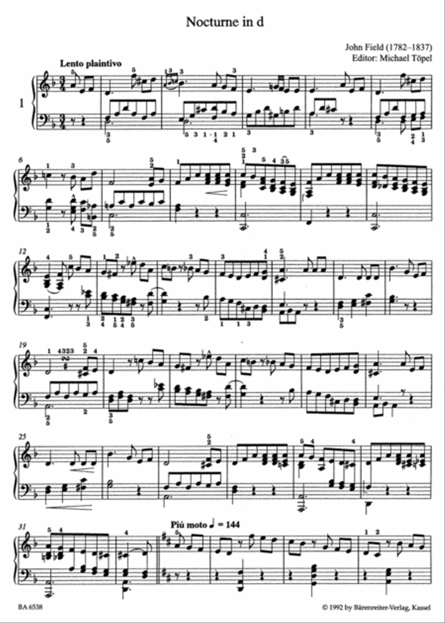 Bärenreiter Piano Album. Romantic Piano Solo scores gallery preview page 2
