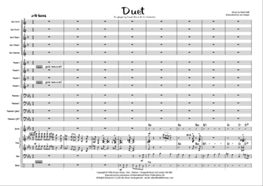 Duet Big Band scores gallery preview page 2