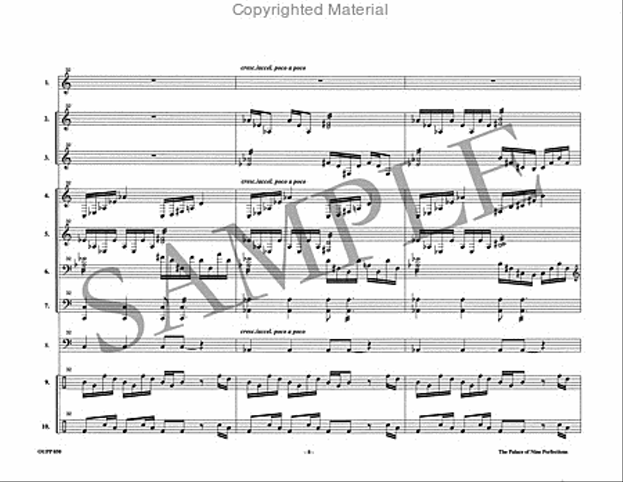 The Palace of Nine Perfections Percussion Ensemble scores gallery preview page 9