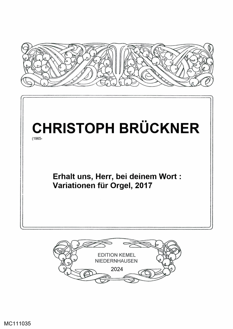 Erhalt uns, Herr, bei deinem Wort