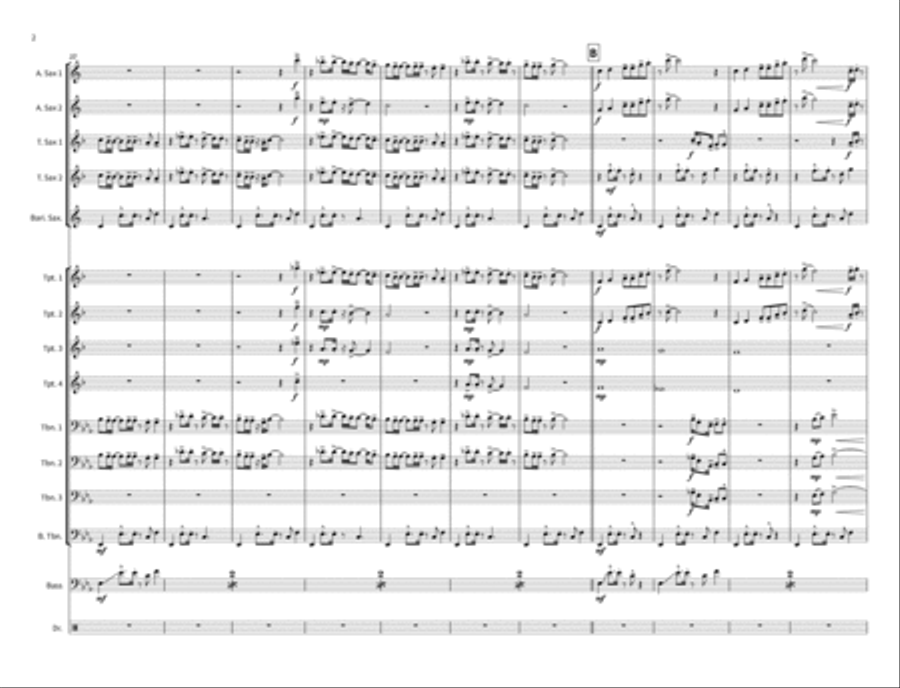 Music for a Sushi Restaurant Jazz Ensemble scores gallery preview page 2