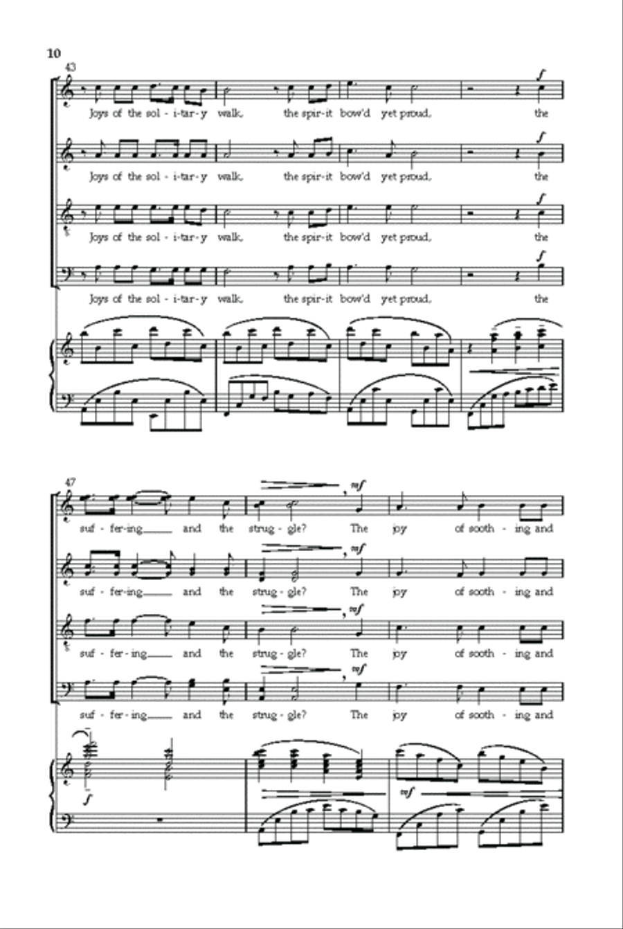 A Song of Joys Divisi scores gallery preview page 9