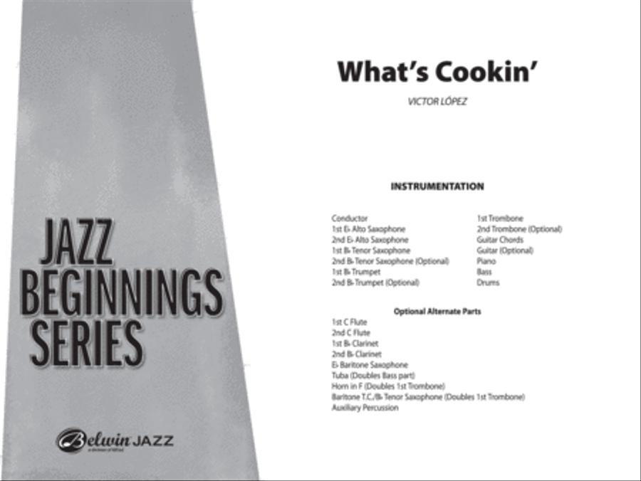 What's Cookin' Jazz Ensemble scores gallery preview page 2