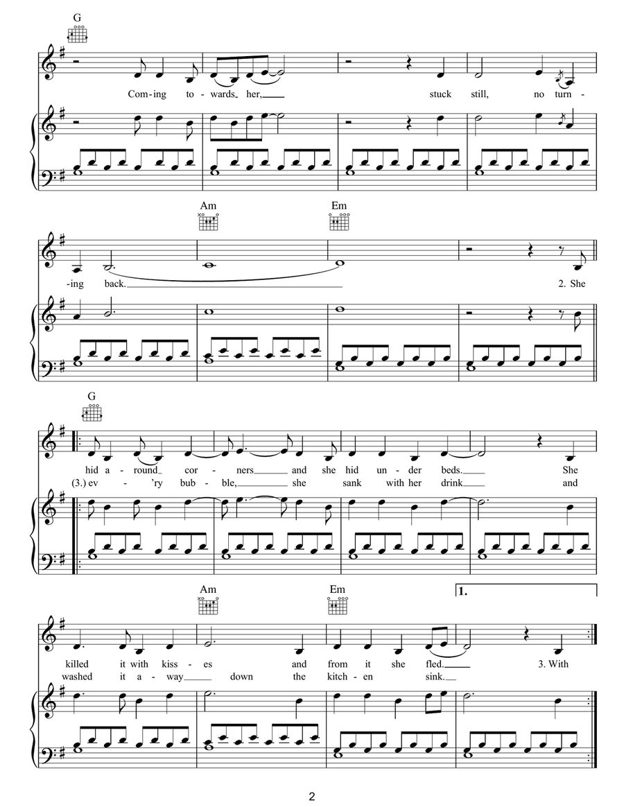 Dog Days Are Over Acoustic Guitar scores gallery preview page 2