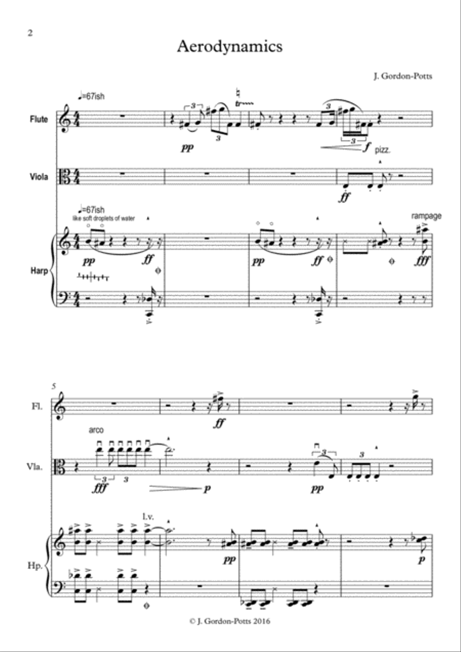 Aerodynamics Aerodynamics Small Ensemble scores gallery preview page 2