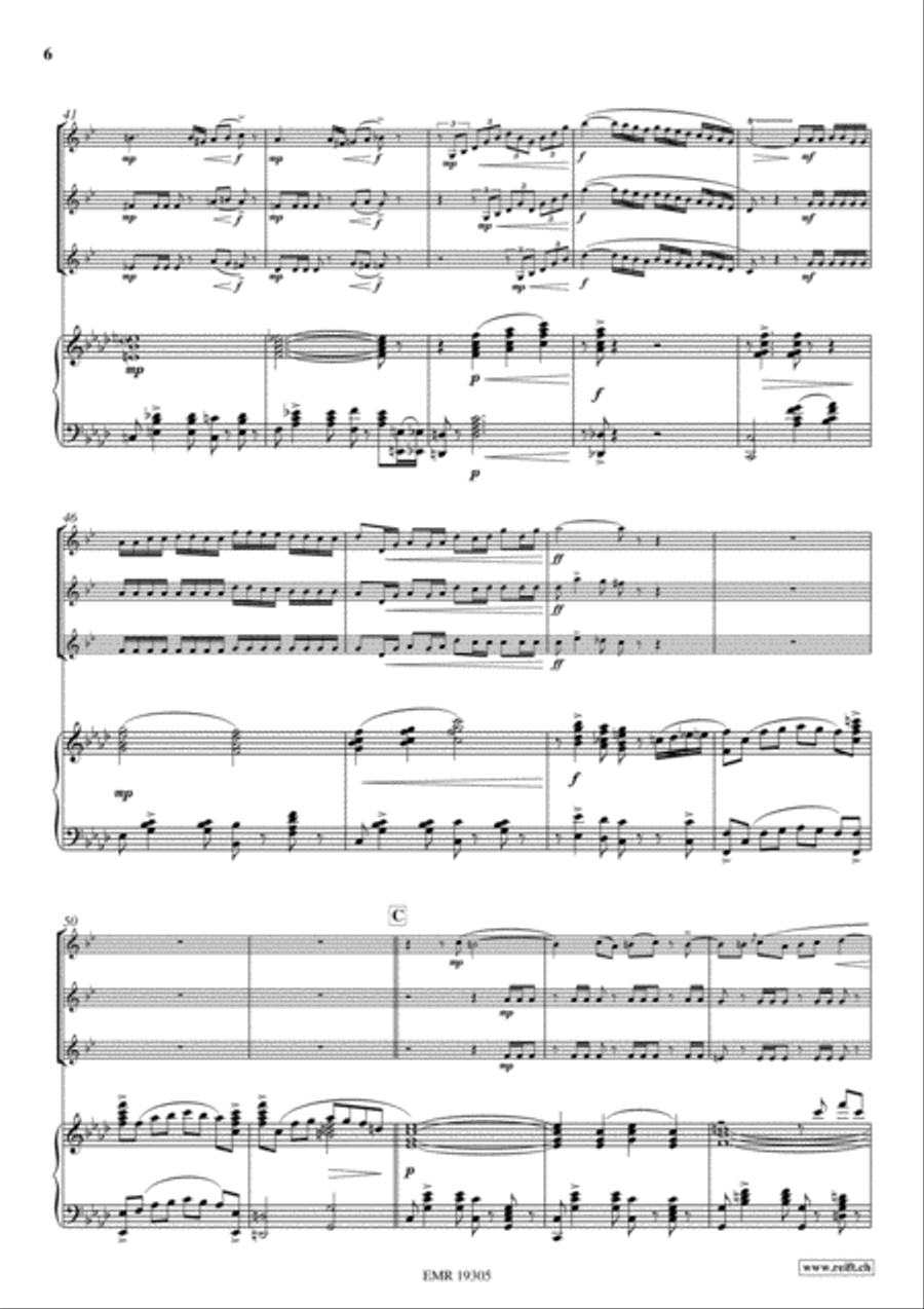 Flamme & Co Flamme & Co Trumpet Trio scores gallery preview page 7