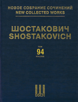 Book cover for New Collected Works of Dmitri Shostakovich – Volume 94