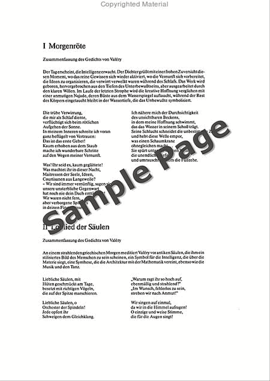 3 Poemes of Paul Valery SSAATTBB scores gallery preview page 6