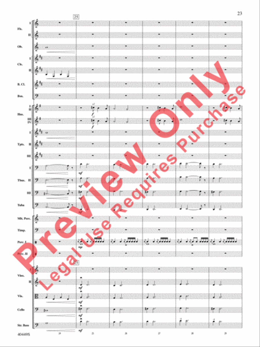 The Hobbit: An Unexpected Journey, Suite from Full Orchestra scores gallery preview page 56