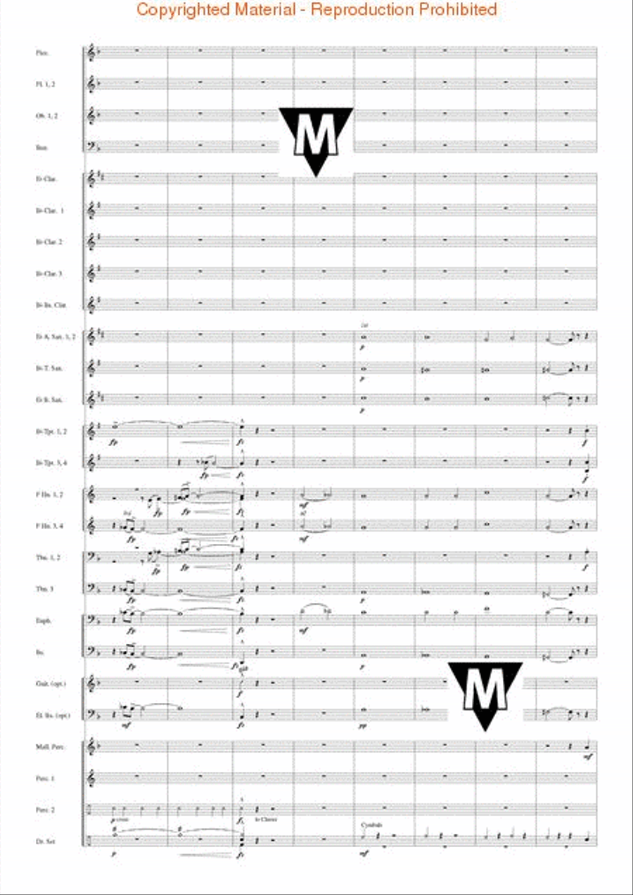 Famous German Christmas Songs Concert Band scores gallery preview page 10