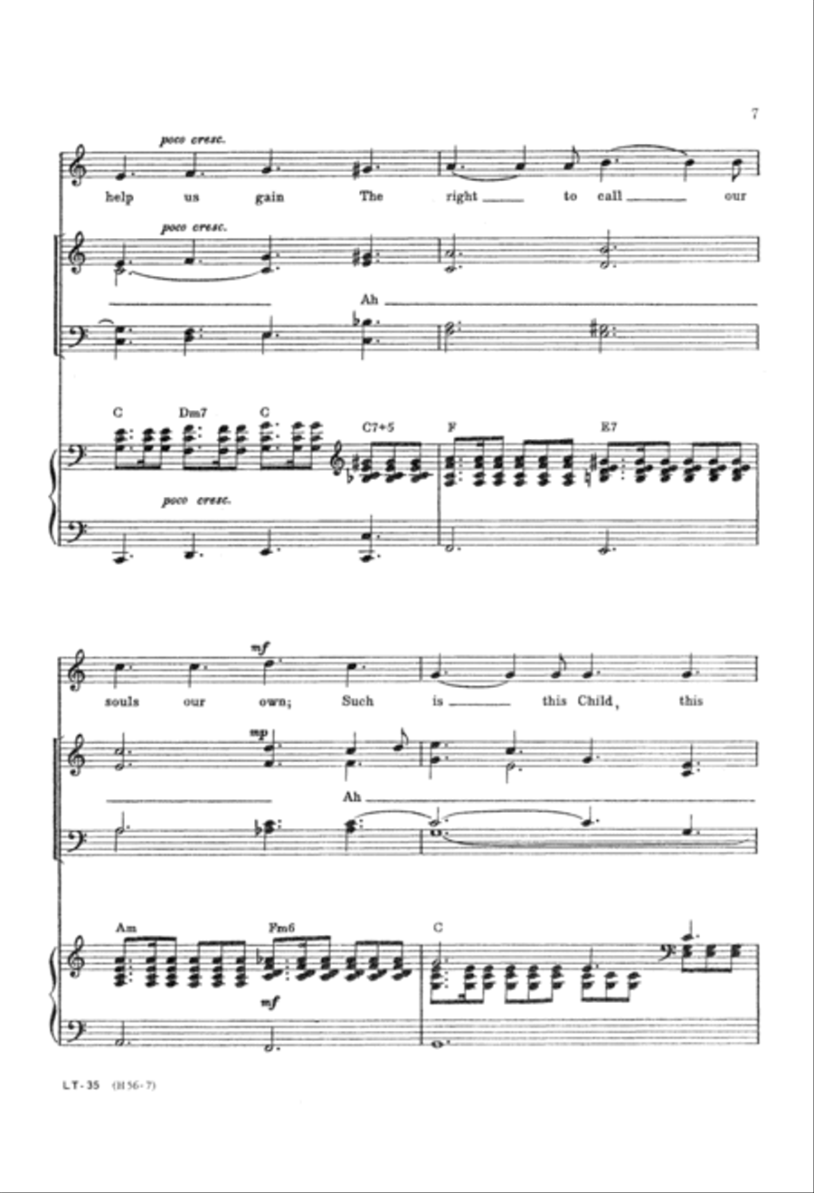 A Child of Hope 4-Part scores gallery preview page 8