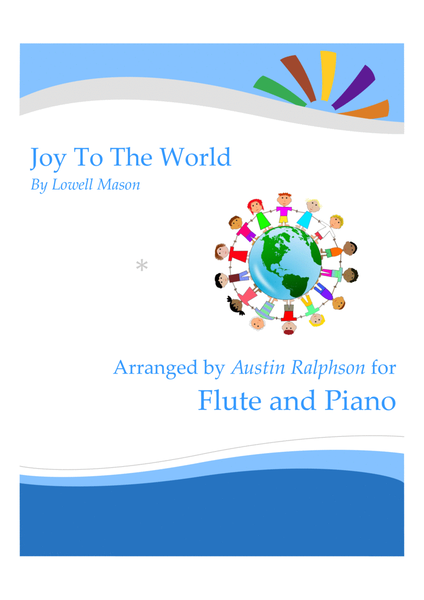Joy To The World for flute solo - with FREE BACKING TRACK and piano accompaniment to play along with image number null