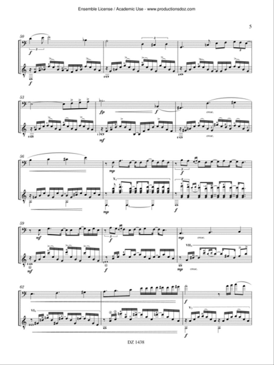Concertino del Mago Concertino del Mago Trombone scores gallery preview page 5
