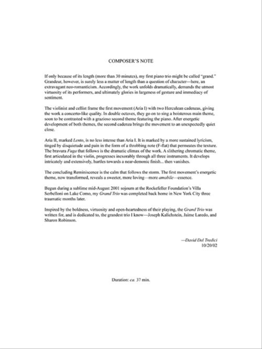 Grand Trio Piano Trio scores gallery preview page 3