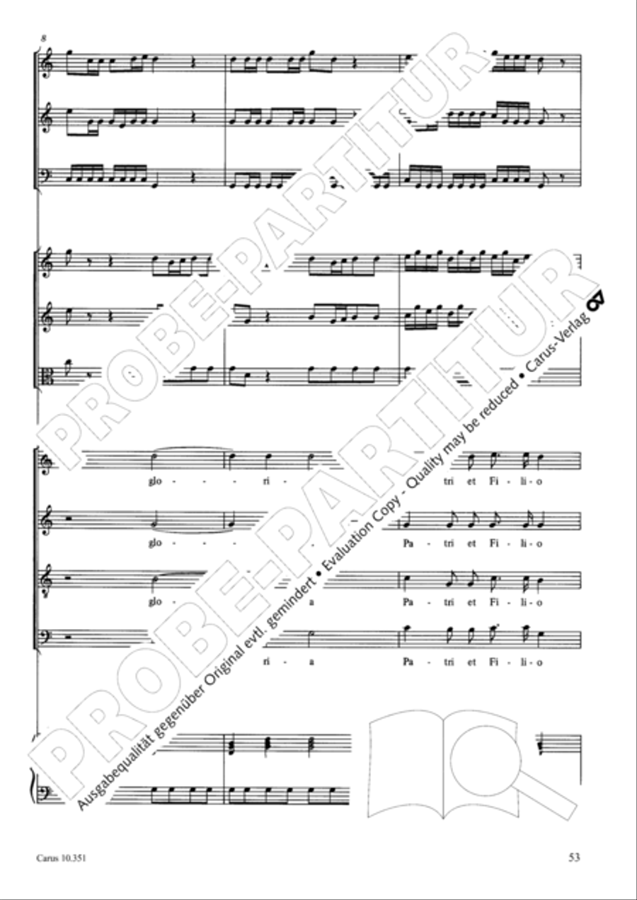 Magnificat Magnificat 4-Part scores gallery preview page 54