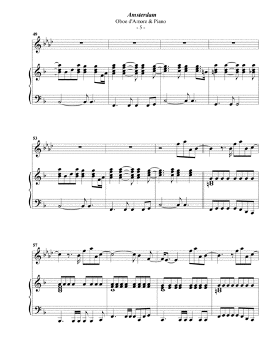 Amsterdam Amsterdam Oboe scores gallery preview page 5