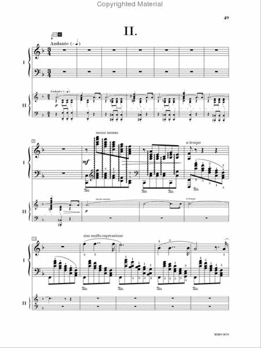 Rubinstein - Piano Concerto No. 4 in D Minor, Op. 70 Piano Solo scores gallery preview page 2