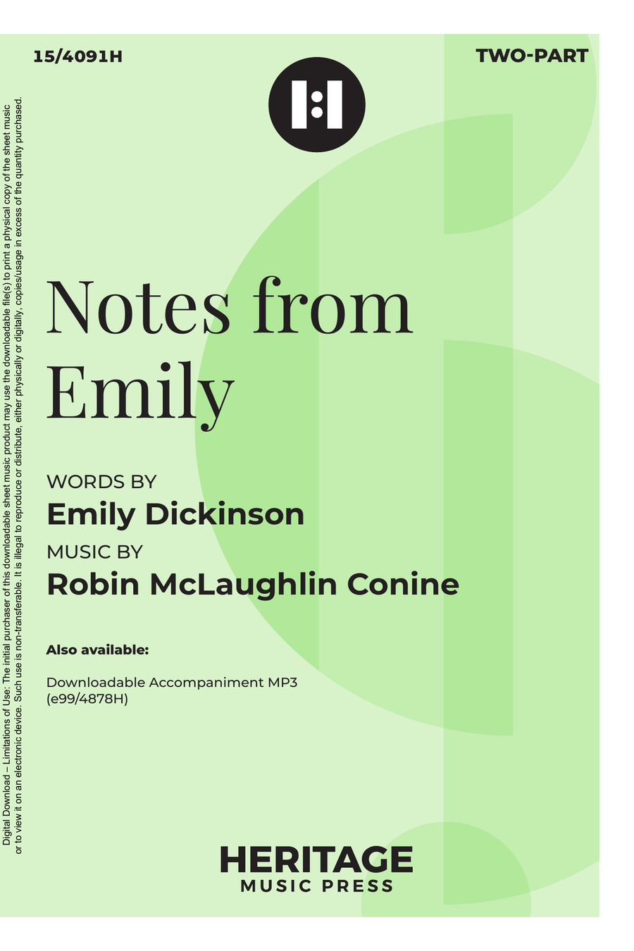 Notes from Emily Choir scores gallery preview page 1