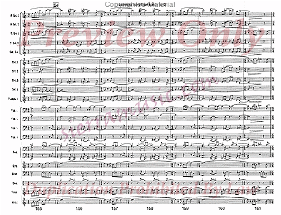Everything In Its Right Place Jazz Ensemble scores gallery preview page 24