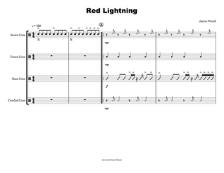 Red Lightning (Drumline Cadence)