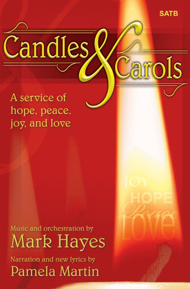 Book cover for Candles and Carols - SATB Score with Performance CD