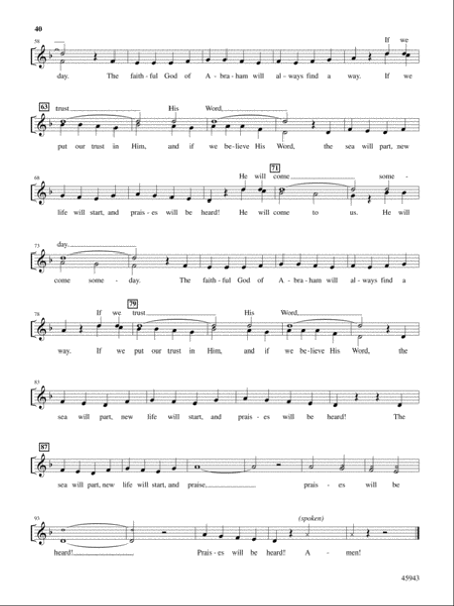 The Noel Critter Motel Choir scores gallery preview page 40