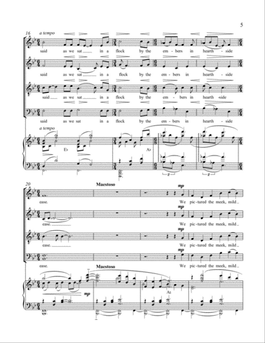 The Oxen The Oxen 4-Part scores gallery preview page 5