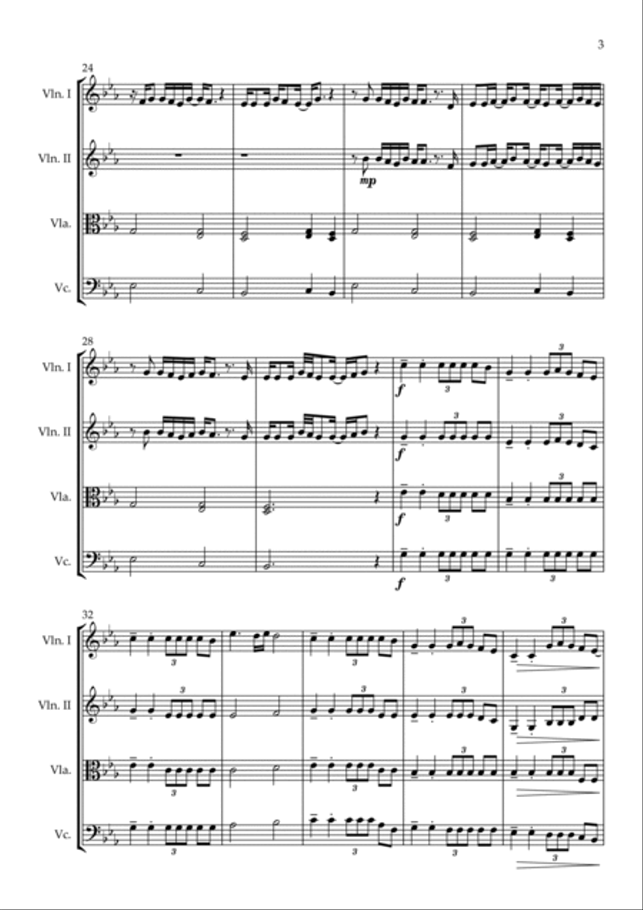 Little Freak Little Freak String Quartet scores gallery preview page 3