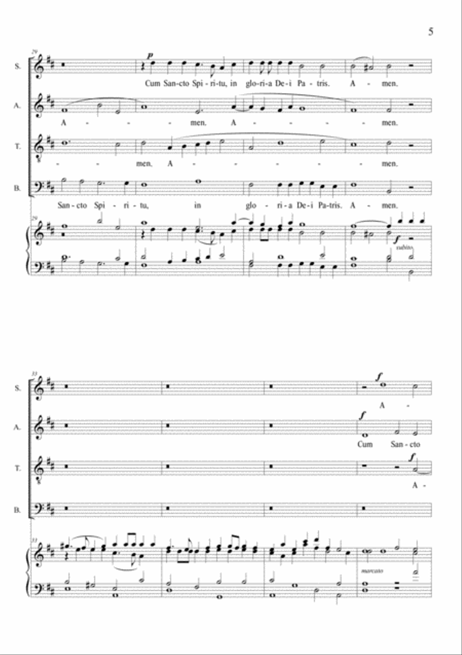 CUM SANCTO SPIRITU - AMEN - From 