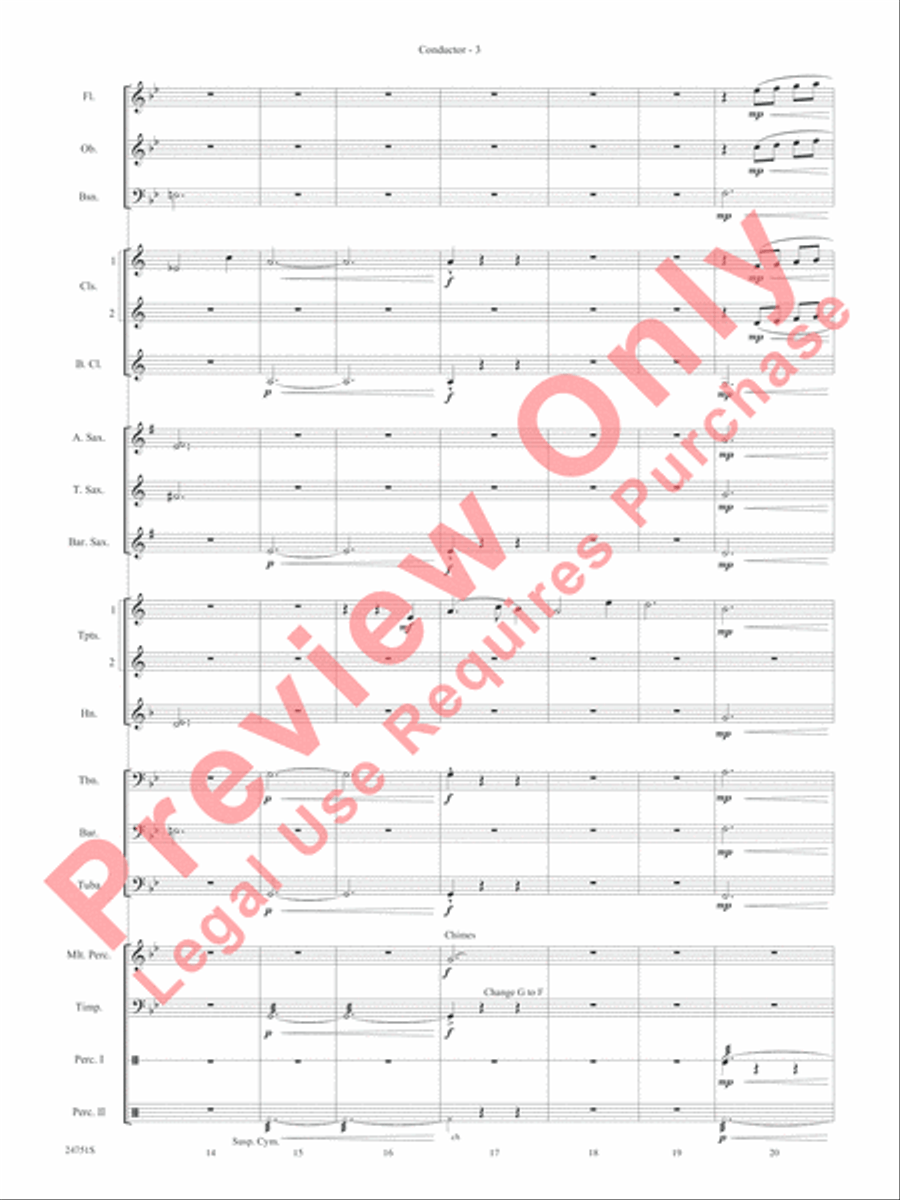Harry Potter and the Goblet of Fire, Selections from Concert Band scores gallery preview page 6