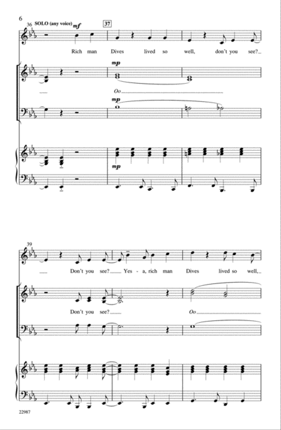 Home in That Rock Choir scores gallery preview page 5