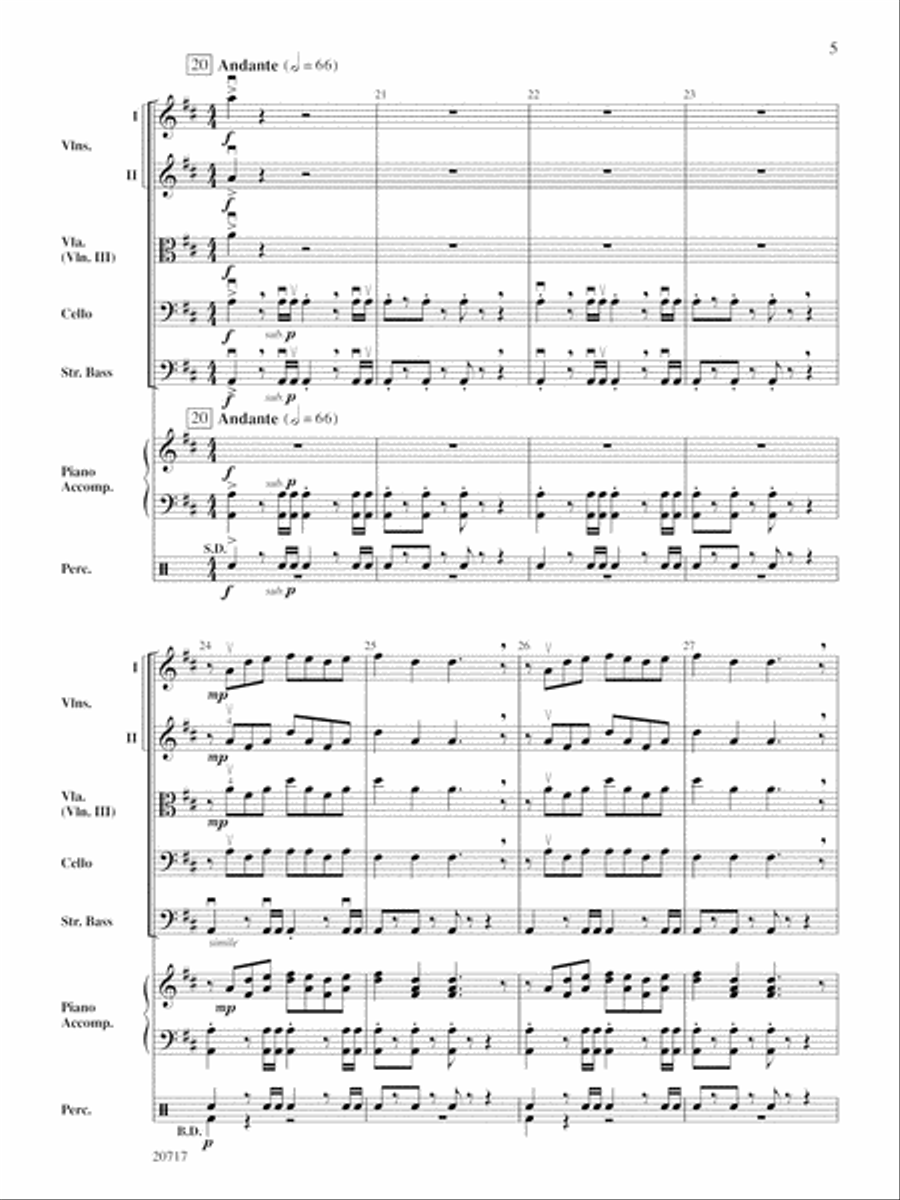 1812 Overture: Score String Orchestra scores gallery preview page 4