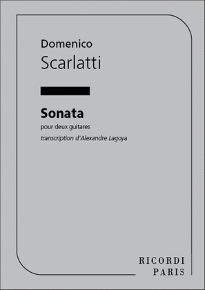 Sonata 2 Guitares ( Lagoya )