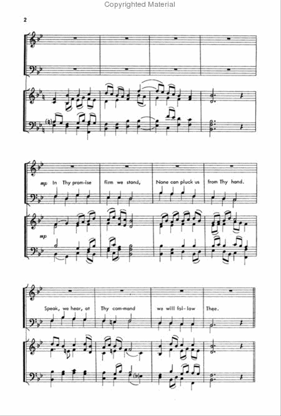 Jesus Shepherd of the Sheep 4-Part scores gallery preview page 3