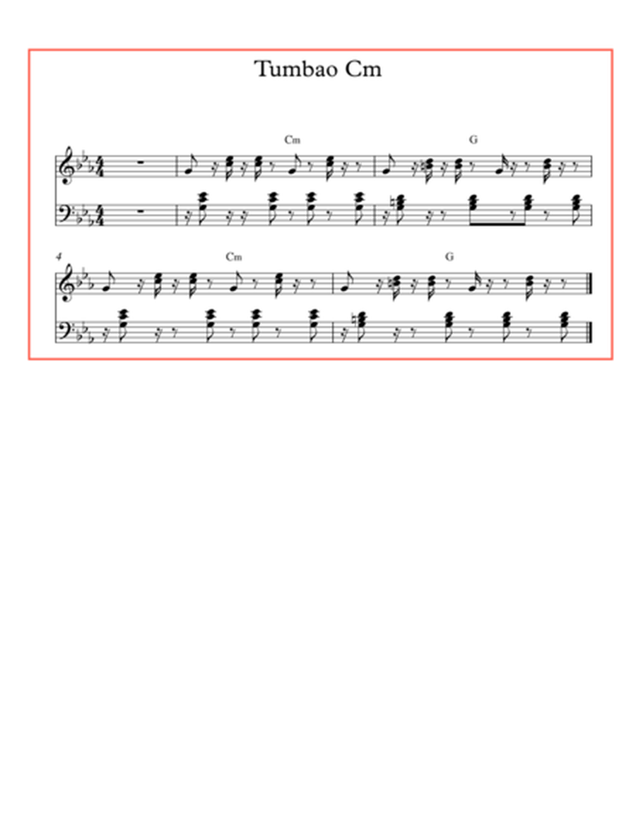 Tumbao piano merengue en C m image number null