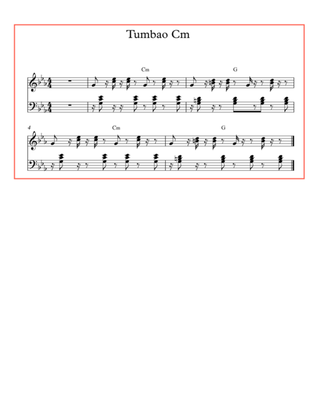 Tumbao piano merengue en C m