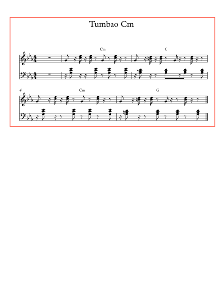Tumbao piano merengue en C m image number null